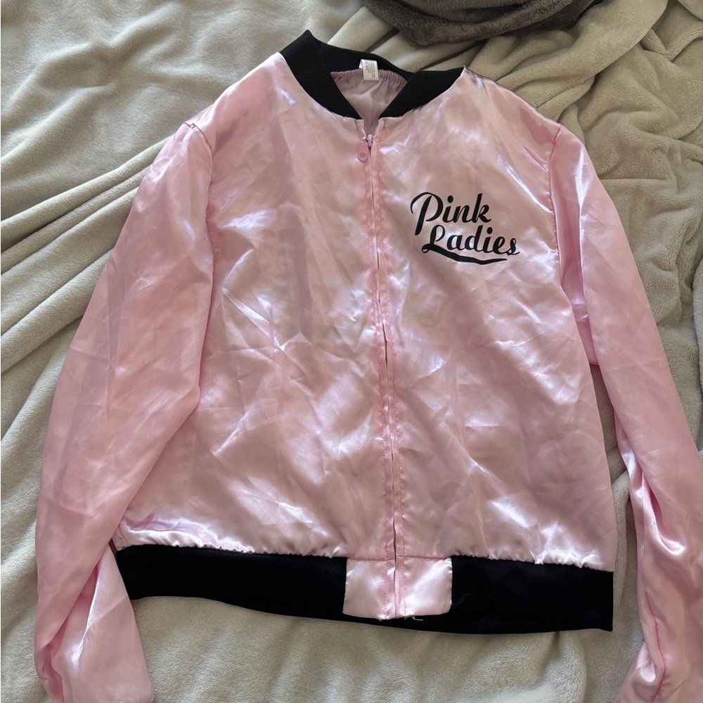 Pink Ladies Costume Satin Jacket